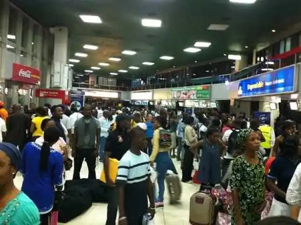 Horror! Air Force Personnel Angrily Stabs NDLEA Official at Lagos Airport...Shocking Details